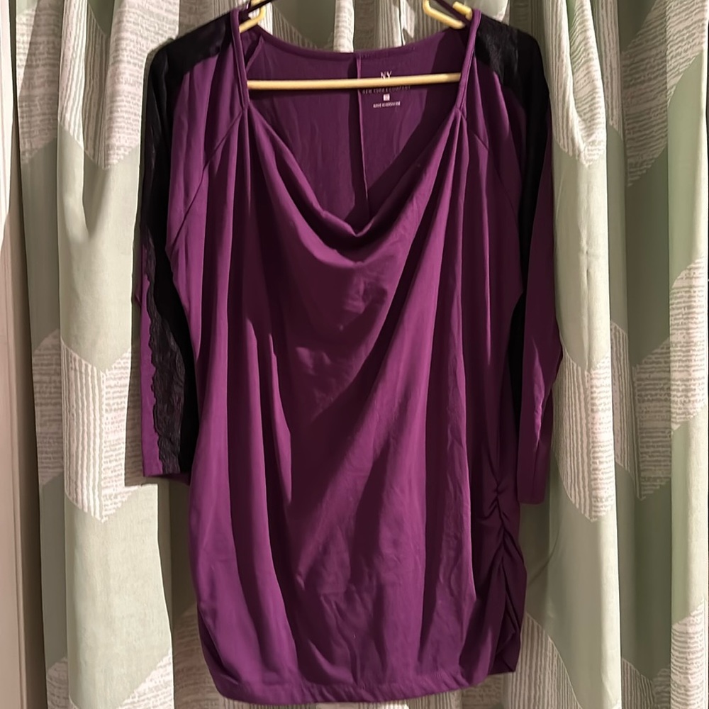 Drape Neck Tunic